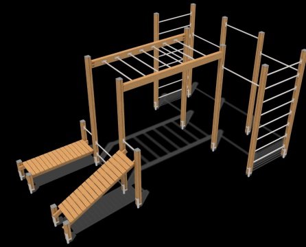 Детские уличные спортивные комплексы купить в Москве от производителя по низкой цене